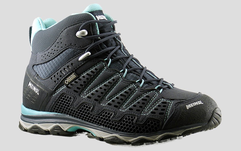 Meindl x-Pour 70 Lady Mid GTX Chaussures Randonnée Outdoor Trekking Anthracite-azur